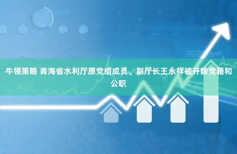 牛领策略 青海省水利厅原党组成员、副厅长王永祥被开除党籍和公职