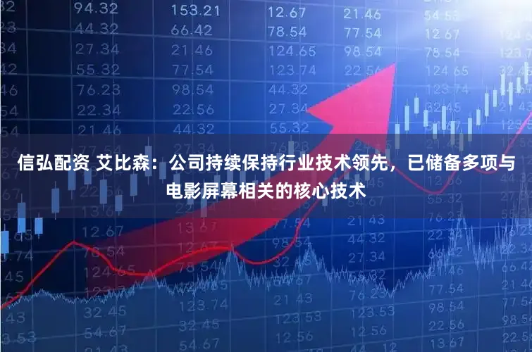 信弘配资 艾比森：公司持续保持行业技术领先，已储备多项与电影屏幕相关的核心技术