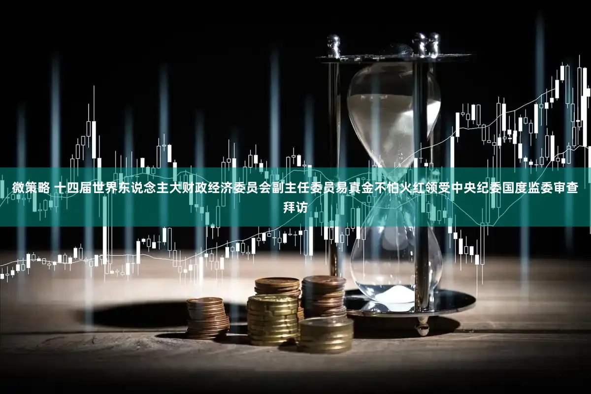 微策略 十四届世界东说念主大财政经济委员会副主任委员易真金不怕火红领受中央纪委国度监委审查拜访