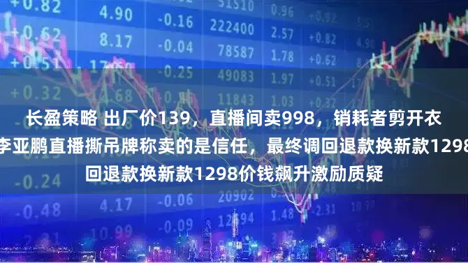 长盈策略 出厂价139，直播间卖998，销耗者剪开衣着发现绒量缩水，李亚鹏直播撕吊牌称卖的是信任，最终调回退款换新款1298价钱飙升激励质疑