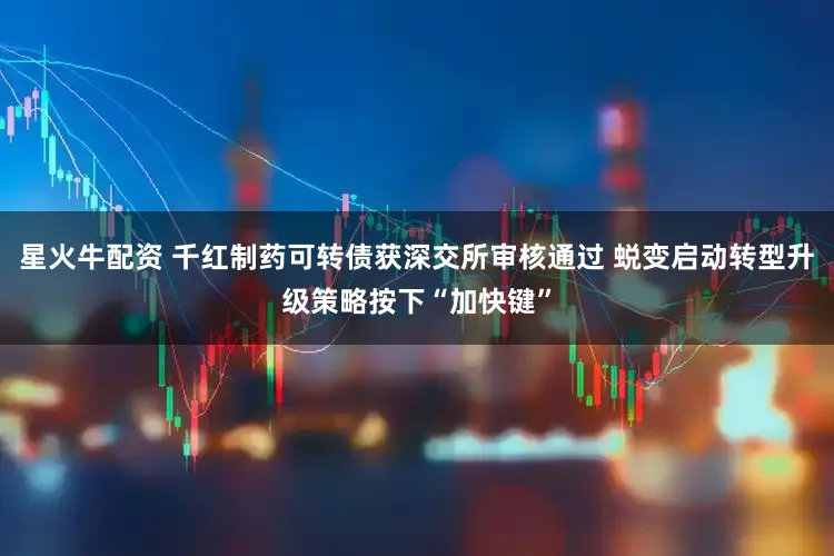 星火牛配资 千红制药可转债获深交所审核通过 蜕变启动转型升级策略按下“加快键”